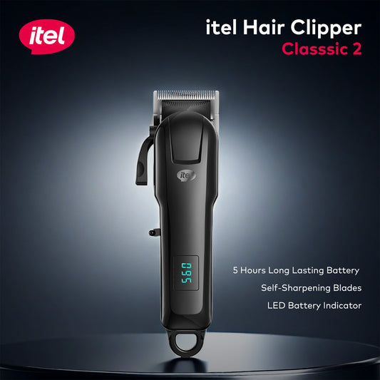 itel IHC-33 Classic 2-Hair Clipper IHC-33 Sharp Cut &amp; Digital Display